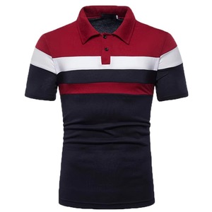 เสื้อโปโลผู้ชายคุณภาพสูงแบบเรียบง่าย สไตล์ลำลอง สำหรับเล่นกอล์ฟ ขายส่ง เสื้อโปโลขายดีประจำฤดูร้อน - Product Image 1