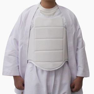 Protège-poitrine de boxe blanc en mousse, équipement d'entraînement protecteur, utilisation toutes saisons, protège-poitrine de boxe de haute qualité, équipement en promotion - Product Image 6