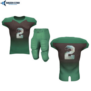 Uniforme de football américain personnalisable en spandex/polyester avec manches courtes, respirant, séchage rapide, UPF 50, évacuation de l'humidité - Product Image 5