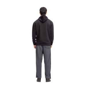 Sweat-shirt à capuche en molleton épais pour femme, avec logo personnalisé, couleur anthracite, coupe oversize, style streetwear, vente en gros - Product Image 3