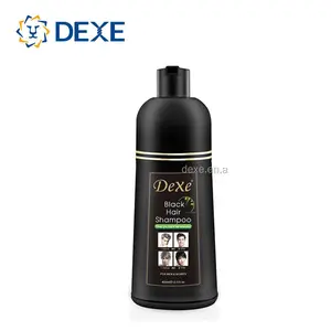 Dexe Wholesale Chinese Organic Washable Personal Natural Herbal Brown & Black Hair Dye Shampoo