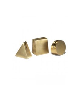 Support de cartes de visite promotionnel en laiton fait main moderne, présentoir durable pour bureau, hôtel, comptoir de magasin, remise de diplôme - Product Image 2