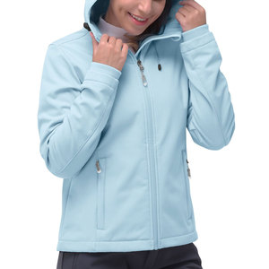 Fabricante de Ropa Personalizada, Chaqueta Softshell para Mujer, Impermeable, Cortavientos, Transpirable, con Forro Polar Elástico, para Actividades al Aire Libre - Product Image 1