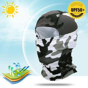 Cagoule tactique intégrale, masque écharpe, couvre-tête, chapeau de soleil camouflage pour la randonnée, équipement de protection extérieur coupe-vent et respirant - Product Image 2