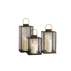 Lanterne élégante de style marocain en laiton, porte-bougie chauffe-plat, finition dorée, faite à la main, décorative pour la maison, les événements et les occasions festives - Product Image 4