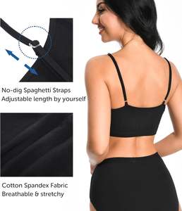 Bralette Active Serenity para Mujer, Tejido Elástico en Cuatro Direcciones, Cobertura Suave, Transpirable, Ecológico, Cómodo, Estilo Dulce y Moderno - Product Image 3