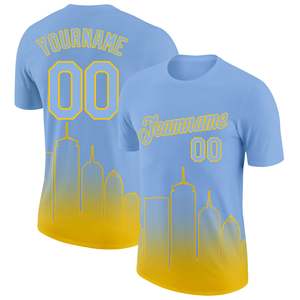 เสื้อเบสบอลทีมสั่งทำพิเศษลดราคาพิเศษ พิมพ์ลายไล่เฉดสี ผ้าโพลีเอสเตอร์คุณภาพสูง รับทำโลโก้ส่วนตัว รับผลิตแบบ OEM ODM ขายส่งจากโรงงาน - Product Image 1