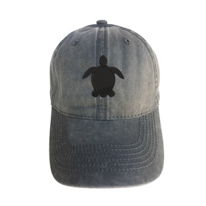 Casquettes de baseball vintage personnalisées avec logo brodé 2D, style délavé, 6 panneaux, visière incurvée, pour hommes et femmes, vente en gros - Product Image 1