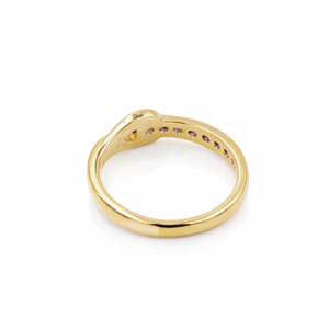 Sterling <b>Silver</b> 925 Rhodolite <b>Garnet</b> 7 Stone Modern <b>Ring</b> Cut Prong Setting 1 Micron Gold Rhodium Plated Wedding Designer Band - Product Image 5