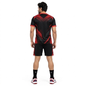 Ensemble maillot et short de handball professionnel, idéal pour l'entraînement, tissu respirant et confortable, fabrication OEM. - Product Image 2