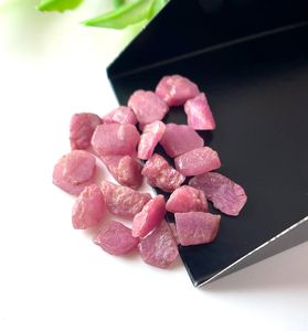 Natural Ruby Rough Gemstone Pink Red Corundum <b>Crystal</b> July Birthstone <b>Raw</b> Stone For Jewelry Making Wholesale Bulk - Product Image 2