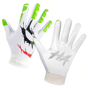 Gants de football américain personnalisés avec paume antidérapante et tissu respirant pour joueurs de football – Vente en gros - Product Image 2