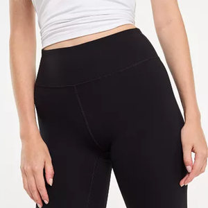 OEM Wholesale Custom Logo Capri Pants for Women Bootcut Yoga Pants High Waisted <b>Flare</b> <b>Leggings</b> Casual Work Pants - Product Image 4