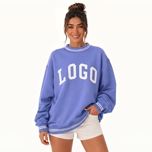 Custom Streetwear Soft Cotton Mockneck <b>Pullover</b> Sweater <b>Jumper</b> Cotton Fleece Reversible Oversized Women Mock Neck Sweatshirt - Product Image 1