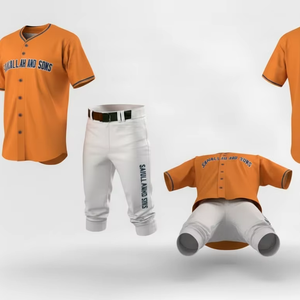 Ensemble de maillots de baseball personnalisés pour équipes, hommes et femmes, respirant, léger, vêtements de sport, fournisseur en gros, OEM - Product Image 6