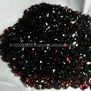 Granate Rojo Zambiano en Forma de Marquesa, Gemas Sueltas 100% Naturales, Piedras Facetadas de Alta Calidad para Joyería, Uso Elegante - Product Image 4