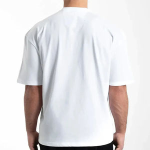 Trending Design Men's <b>White</b> Short Sleeve T-Shirt 100% Cotton Regular Fit Casual O-Neck Solid Color Jersey Knitted <b>Tee</b> For Sale - Product Image 2