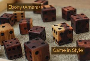 Dés en bois professionnels sculptés à la main, dés polyédriques en bois pour jeux de table haut de gamme, dés de jeu personnalisés avec logo, accessoires de jeu en gros - Product Image 6