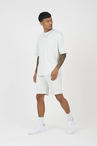 Men's Plain <b>Set</b> Breathable Summer <b>Set</b> Custom Logo Blank Cotton Street Wear Fitness wear Lightweight Quick dry Oversized 2026 - Product Image 2