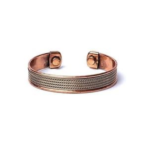 <b>Copper</b> Magnetic <b>Bangle</b> with Premium Design Buddhism for unisex Classic Party Occasion - Product Image 1