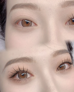 ขนตาปลอมแบบเกาหลีสีน้ำตาลใต้ขนตาแบบด้านเรียบทำให้ดูเป็นธรรมชาติต่อขนตาด้านล่างสำหรับร้านเสริมสวยมืออาชีพ - Product Image 1