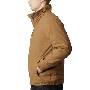 Custom Designed Men's Winter <b>Work</b> Wear Softshell Jacket Windproof Waterproof with <b>Fleece</b> Lining and Stand Collar New Softshell - Product Image 4