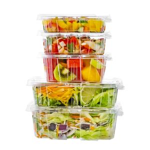 8oz Excelente Oferta Ecológico Reciclable Tamper Evident Rectangular 8oz Clamshell Envasado de Alimentos - Product Image 1