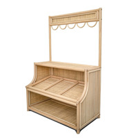Meilleures ventes : Petit stand de marché en rotin pour enfants, personnalisable OEM, fabriqué au Vietnam, directement de l'usine HNH, fait main au Vietnam