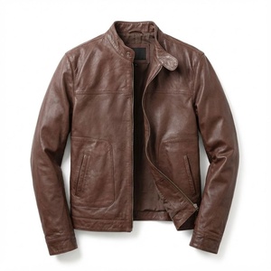 Dernière mode, design unique, veste en cuir pour homme avec service OEM, meilleur design, veste en cuir de haute qualité à prix raisonnable - Product Image 1