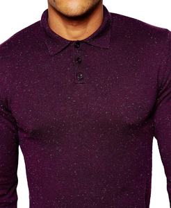 Super calidad precio barato a granel cantidad sólida hombres Slim Fit personalizado para Polo camisa de punto diseño personalizado hecho Bangladesh - Product Image 3