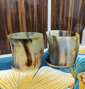 Porte-bougie artisanal en corne de bœuf, grand modèle, décoration rustique pour la maison et les mariages, à prix avantageux - Product Image 4