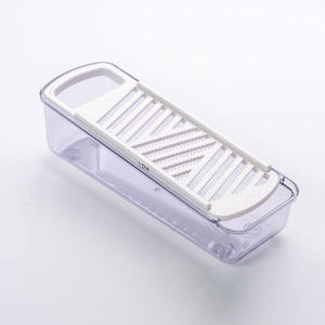 Ensemble de mandoline professionnelle 7 pièces avec récipient en plastique, outils manuels pour fruits et légumes, lames en acier inoxydable, nettoyage facile, intelligent - Product Image 4