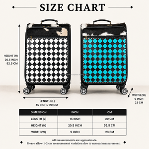 Nouvelle valise de voyage d'affaires multifonctionnelle en cuir de vache véritable, style occidental, faite à la main, pour bagages à roulettes - Product Image 2