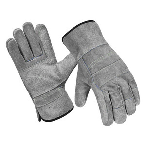 Gants de travail en cuir de vachette renforcés, résistants à la chaleur et au feu, pour soudeurs industriels, usage général - Product Image 5
