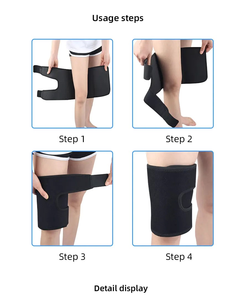 Rodilleras Negras Personalizadas de Alta Calidad, Dispositivo de Protección para Articulaciones de Rodilla, Rodillera Fija, Universal para Adultos - Product Image 3