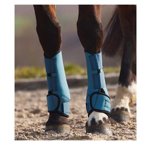 Protège-tibias pour chevaux de course équestre, bandages de protection personnalisables en néoprène, légers et respirants, disponibles en différentes couleurs et tailles. - Product Image 3
