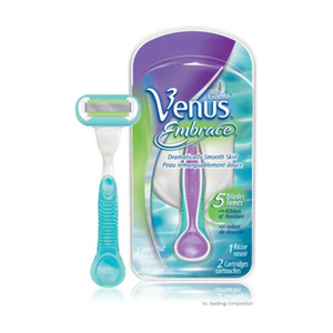 Rasoir pour femmes Embrace, haute qualité, cinq lames Gillette Venus, outil de rasage conçu pour une glisse sans effort et une douceur longue durée - Product Image 5