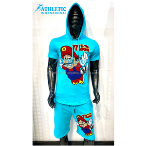 ชุดเสื้อกำมะหยี่ทรงสั้น,ชุดเสื้อกำมะหยี่นุ่มชุดสั้นสำหรับผู้ชายชุดคู่ - Product Image 6