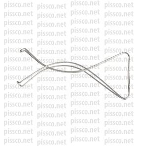 Abrazadera de acero inoxidable de alta calidad, ejes rectos, mandíbula de 1 pulgada, Cardiovascular, hecha por Pissco instrumentos - Product Image 5