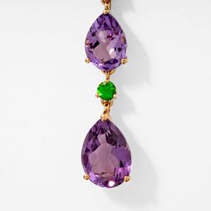 Collar de Lujo con Diamante en Forma de Pera de 3.90ct en Oro Rosa de 14K, Joyería Fina de Dos Tonos, Regalo para Mujer, Certificado IGI, Hecza Jewels - Product Image 2