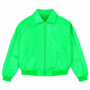 Chaquetas de Cuero para Hombre, Servicio OEM 2026, Color Negro, Chaqueta de Cuero de Manga Larga para Hombre - Product Image 6