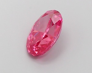 Diamant rose fantaisie vif ovale de 2,03 carats, cultivé en laboratoire, CVD, clarté VS2, excellente taille, diamant rose éthique non monté pour bijoux - Product Image 2
