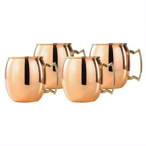Tazas de Cobre Hechas a Mano con Artesanía Atemporal para Servir Agua, Jugo, Té, Café y Bebidas Refrescantes en Casa - Product Image 2