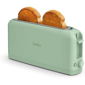 Tostapane Sottile a 2 Fette con 6 Livelli di Cottura, Pulsanti di Riscaldamento e Cancellazione, per Pane a Lievitazione Naturale, 10 Pollici, Adatto a Ogni Spazio - Product Image 1