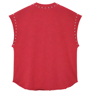 เสื้อกล้ามปักลายกราฟิกสไตล์วินเทจสุดเทรนดี้ รุ่น Glory Custom Distressed Rhinestone  สำหรับใส่สบายๆ แบบยูนิเซ็กส์ - Product Image 2