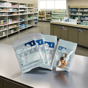 Bolsa Médica con Cierre de LDPE Diseñada para la Dispensación de Medicamentos en Farmacias con Impresión Personalizada para Uso en Hospitales y Clínicas - Product Image 1