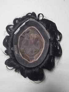 Austrian Taz Hair Bangladesh Premium Quality Mono Human Hair Toupee <b>Wig</b> with Natural Body and <b>Deep</b> <b>Waves</b> Styles - Product Image 3