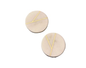Premium Design <b>Marble</b> <b>Coaster</b> With Brass Strip Stone <b>Coaster</b> With Brass Mats & Pads At very low reasonable Price - Product Image 1