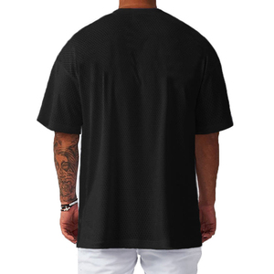 Camiseta Urbana Informal con Estampado Personalizado, Corte Holgado, 220g, Algodón, Unisex, Ropa Deportiva, Lavado Ácido, Hombros Caídos - Product Image 2