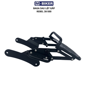 Porte-bagages arrière pliable et coulissant MBIKER PH KIN pour Rebel 300/500/1100 pour motos - Product Image 4